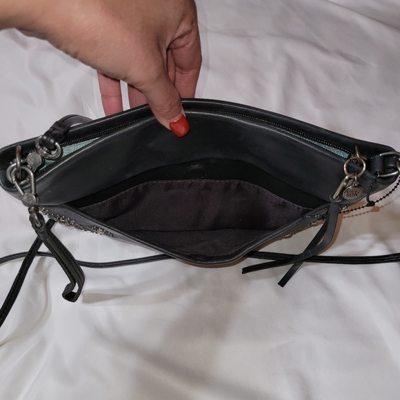 The Sak Black Leather Studs Purse - Picture 4 of 7